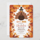 Search for pilgrim invitations Fall leaves