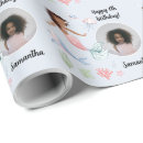Search for mermaid wrapping paper Birthday