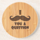 Search for question coasters Moustache