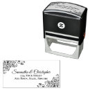 Search for swirl rubber stamps Return address