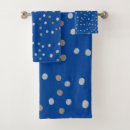 Search for polka dot bath towels Blue