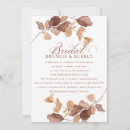 Search for fall bridal brunch invitations Simple