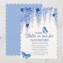Search for wisteria birthday invitations Butterflies