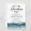 Search for forest retirement party invitations Watercolor