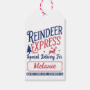 Search for christmas kids gift tags Reindeer express