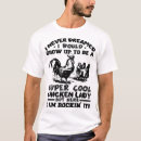 Search for robot chicken tshirts Crazy chicken lady