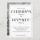 Search for roaring 20s wedding invitations Modern