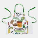 Search for hand drawn flowers aprons Colourful