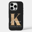 Search for initial k iphone cases Modern