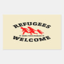 Search for illegal immigrants stickers Refugee
