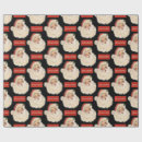Search for special santa wrapping paper Red