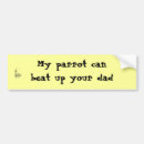 Search for parrot face bumper stickers Funny
