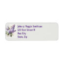 Search for lilac flower return address labels Pretty
