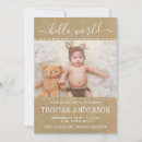 Search for rustic birth announcement cards New baby
