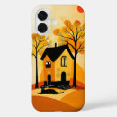 Search for haunted house phone cases Black cat