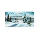 Search for winter wonderland return address labels Elegant