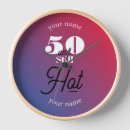 Search for 50th birthday clocks Fifty