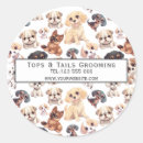 Search for pet grooming stickers Cute