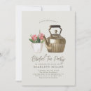 Search for tea pot invitations Bridal