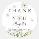 Search for daisy flower stickers Girl baby shower