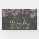 Search for winter onederland banners First birthday