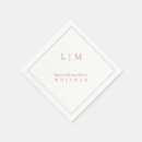 Search for rose gold wedding napkins Elegant