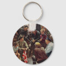 Search for two flags key rings World