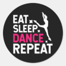Search for eat sleep dance repeat stickers Dancelover