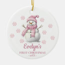 Search for snowman family christmas tree decorations Baby