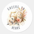 Search for 50 anniversary stickers Cheers to 50 years