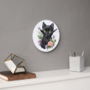 Search for black cat flowers art Whimsical