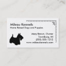 Search for dog breeder business cards Canine