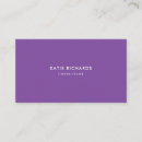 Search for purple business cards Real estate
