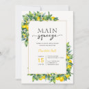Search for main squeeze bridal shower invitations Yellow