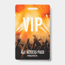 Search for all access backstage pass vip Black