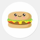 Search for kawaii burger stickers Hamburger