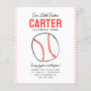 Search for baseball 4x5 invitations Watercolor