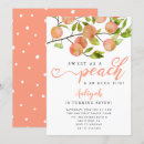 Search for georgia peach invitations Sweet as a peach
