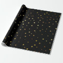 Search for confetti wrapping paper Faux gold