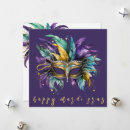 Search for happy mardi gras cards Purple