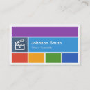 Search for film director business cards Clapperboard