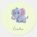 Search for grey elephant stickers Green