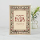Search for ethnic wedding invitations Vintage