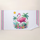 Search for flamingo beach towels Tropical