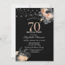 Search for black and orange birthday invitations Elegant