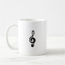 Search for music symbol mugs Treble clef