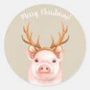 Search for christmas reindeer antlers stickers Watercolor