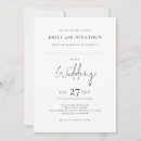 Search for space wedding invitations Minimalist