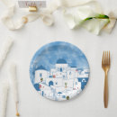 Search for santorini plates Mediterranean