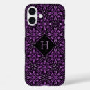 Search for fractal pattern iphone cases Purple